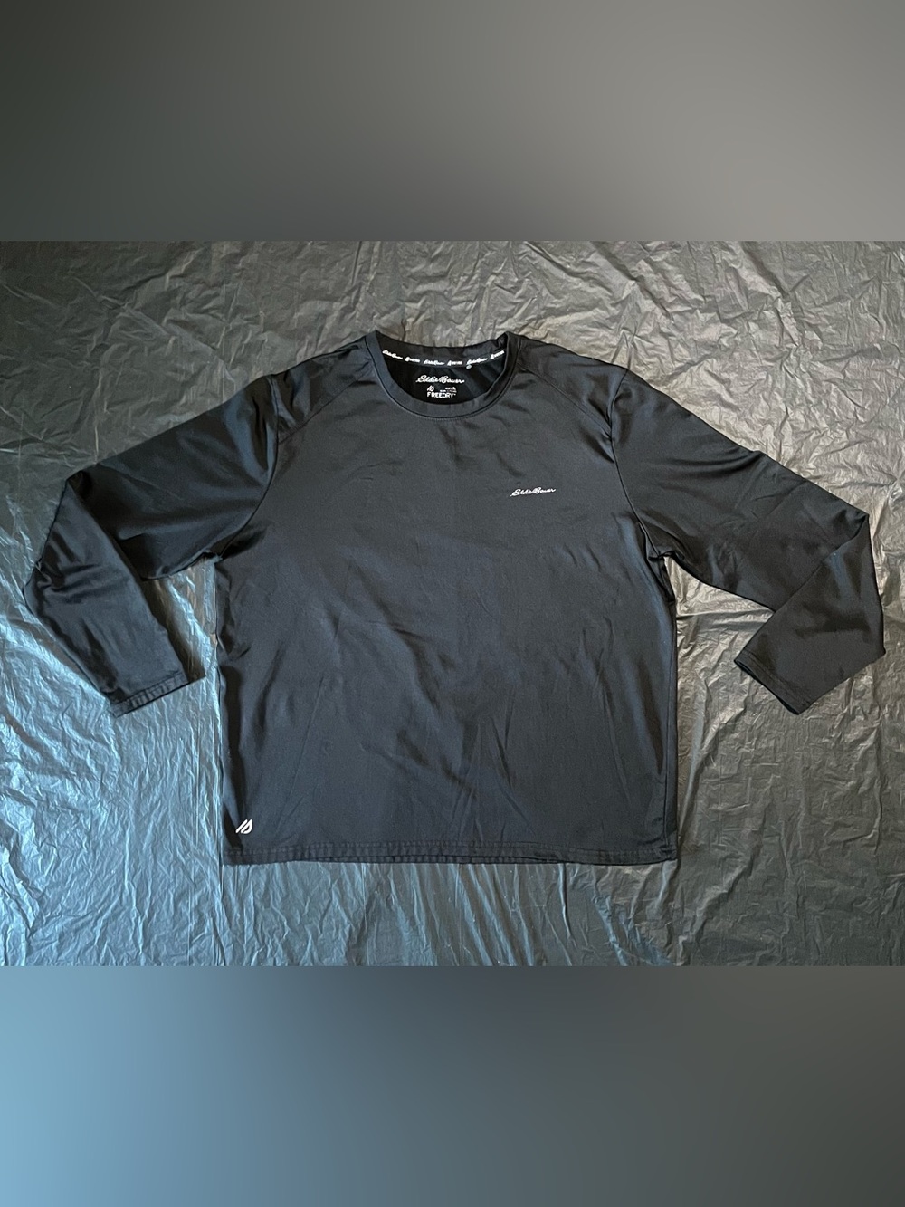 Eddie Bauer Men's Black Long Sleeve Performance Top XL